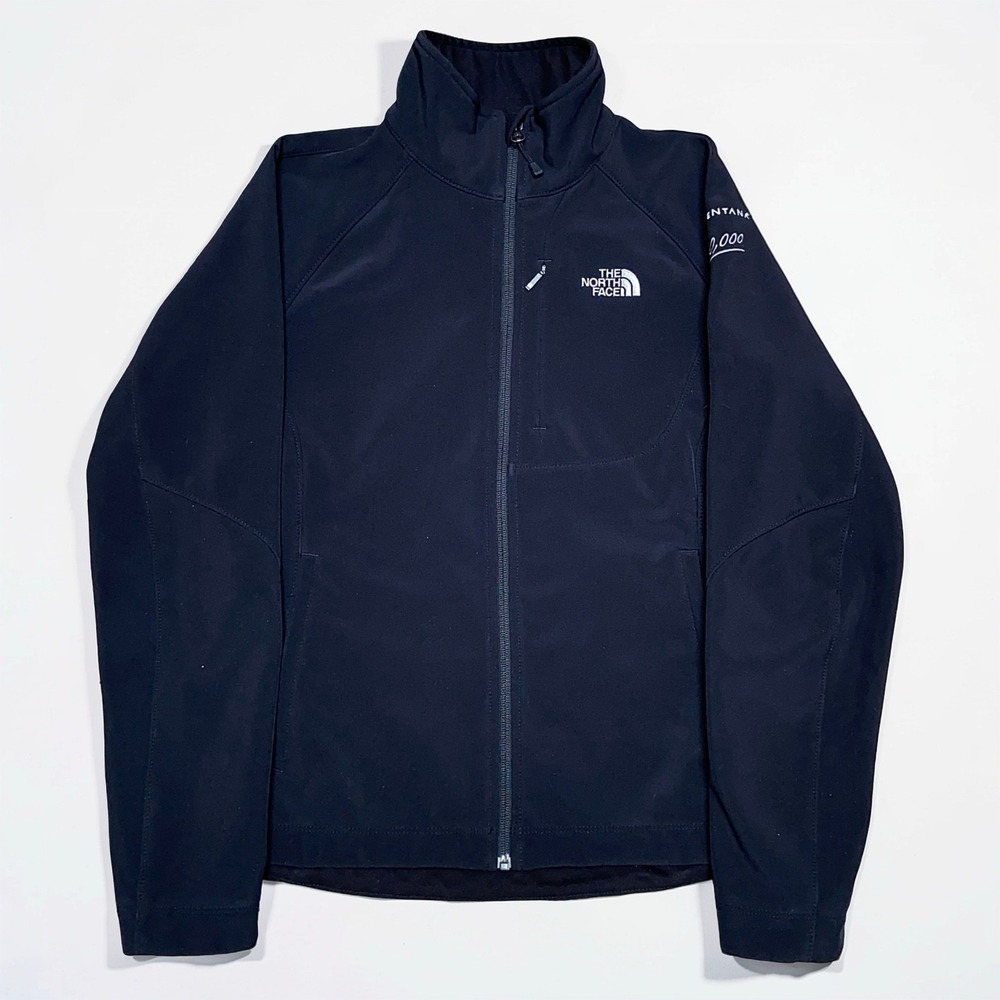 The North Face Softshell Jacket Womens M Black Full Zip Stretch Apex Bionic